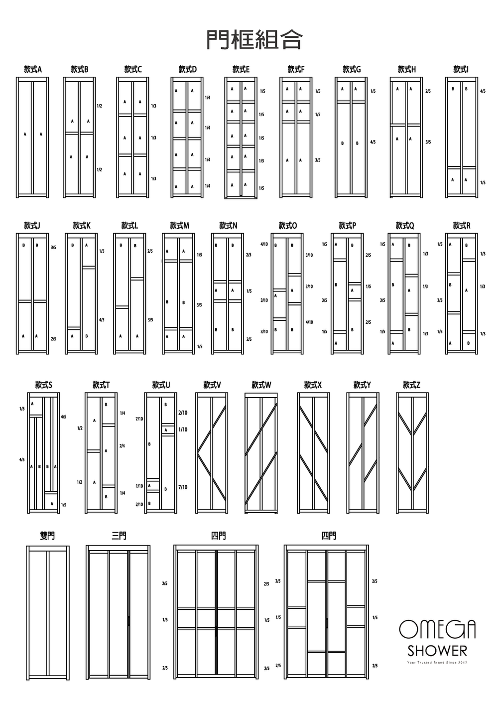 PD門 門框組合